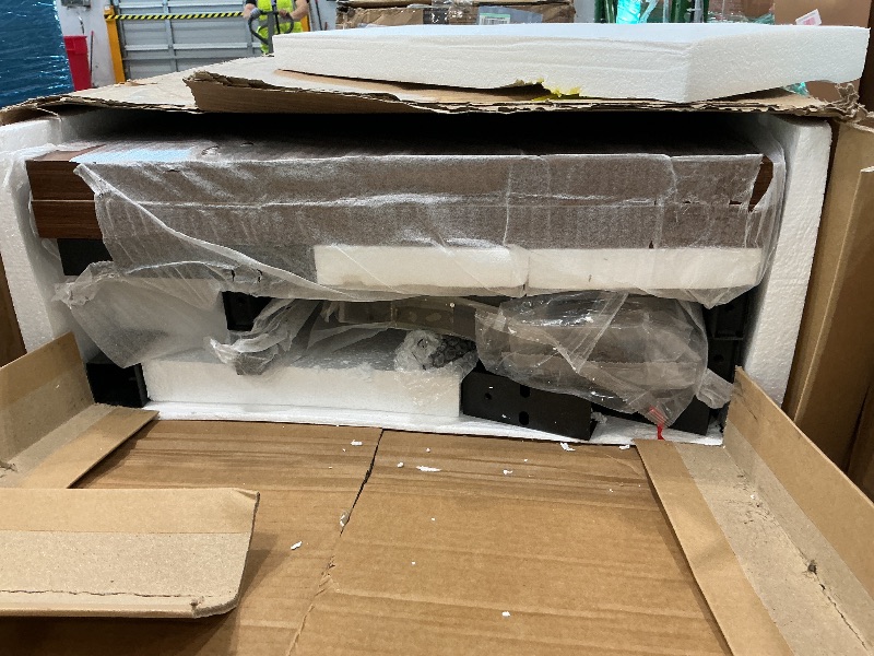 Photo 1 of *PARTIAL SET - Missing a box*
Tribesigns 8FT Conference Table, 94.49 L x 47.24 W x 29.53 H Inches Large Meeting Podcast Table for 10 People, Business Style Wooden Training Table with Strong Metal Frame for Office Conference