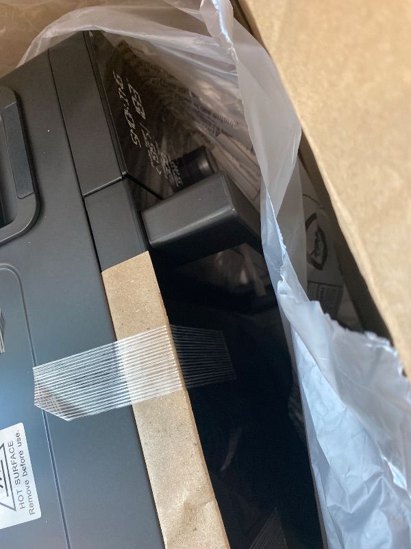 Photo 1 of *MINOR DAMAGE - USED*
GE Profile™ Smart Indoor Pellet Smoker, with Active Smoke Filtration, 5 Smoke Control Settings, WiFi Connected, Electric, Countertop BBQ Appliance, Black