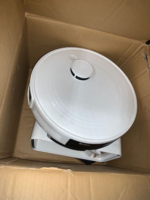 Photo 1 of ***HEAVILY USED, SELLING FOR PARTS AS IS, FINAL SALE***Lefant LiDAR Robot Vacuum and Mop, 75-Day Self-Emptying, 6000Pa Strong Suction, Customized Cleaning, Multi-Floor Mapping, 130 Min Runtime, 2.4G/5G WiFi/Alexa/APP/iWatch, M2L Plus***HEAVILY USED, SELLI
