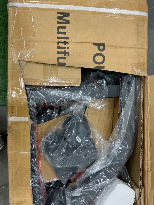 Photo 1 of *PARTIAL SET*
GARVEE Home Gym Machine, Multifunctional Full Body Workout Equipment with Pulley System,Leg Press Support for Strength Training, Workout Station Suit for 1“&2” Holes of Weight Plates (Not Includ), Red&Black
21 reviews
Sale price
$