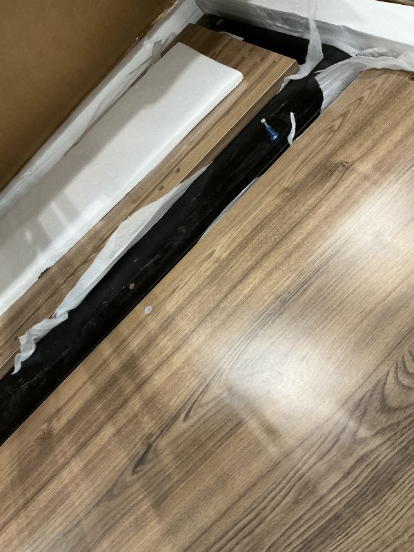 Photo 1 of *** SOME PIECES BROKEN *** ***FINAL SALE/NO RETURN, VIEW NOTES*** *** PARTIAL SET *** 4/11/26 UPDATED 
Tribesigns 62.2" Executive Desk with Mobile File Cabinet, L-Shaped Office Desk with Storage Shelves, Large Computer Desk Business Workstation Set for Ho