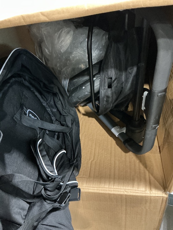 Photo 1 of ** sold as is no refund/return** Evenflo Pivot Xpand Modular Travel System with LiteMax Infant Car Seat (Ayrshire Black)