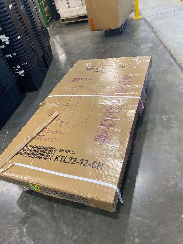 Photo 1 of *MISSING PARTS - See Clerk Notes*
GETPRO Shower Door 68-72 in. W x 72 in. H Double Sliding Semi-Frameless Bypasss Bathroom Shower Glass Doors,1/4 inch Clear Tempered Glass Door for Walk-in Shower Chrome Finish