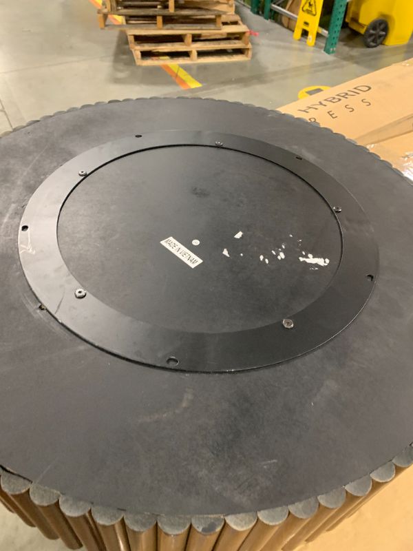 Photo 1 of **Missing Parts - Missing the bottom portion of the table**
Rovibek Round Coffee Table, 31.5" Wooden Fluted Coffee Table with Fluted Base, Circle Accent Center Table for Living Room Apartment Office Small Space, Easy Assembly, Walnut