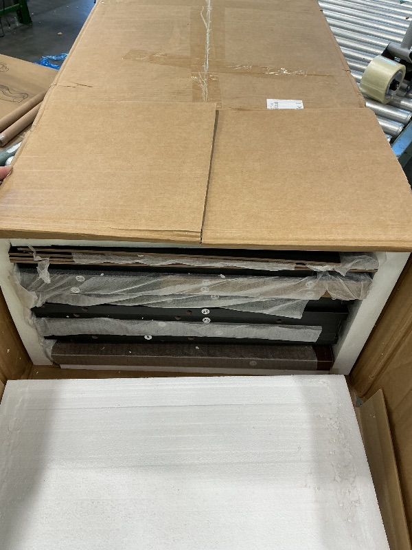 Photo 1 of **Partial set**
Tribesigns L-shaped executive desk comes in a large package weighing approximately 92.4 pound
HOGA-HL0218-B
