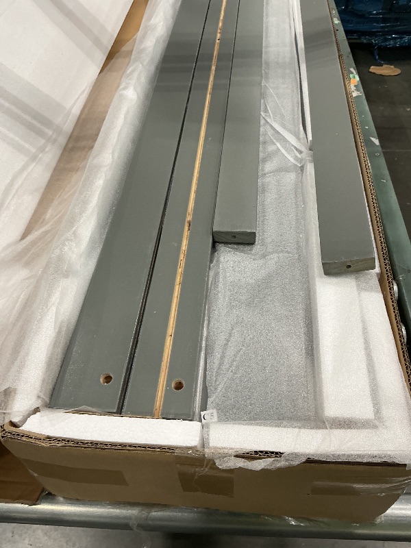 Photo 1 of *PARTIAL SET*
Merax Queen Size Murphy Bed Wall Bed with Closet and Wardrobe Storage for Bedroom,Gray