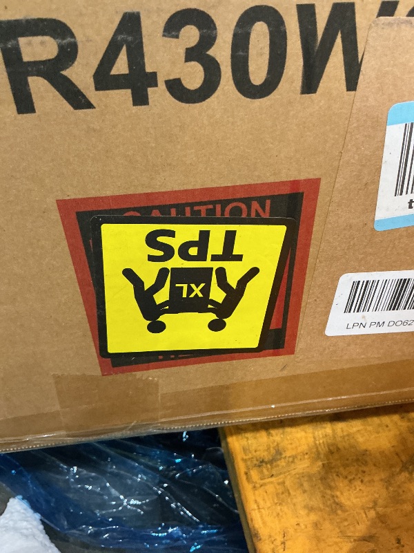 Photo 1 of ***CRACK ON DOOR*** VASAGLE Hall Tree with Bench and Shoe Storage, Coat Rack with Shoe Bench, Shoe Cabinet, 2 Open Compartments, 6 Tri-Hooks, Entryway, Farmfouse Style, Space Saving, Rustic White UHSR430W02