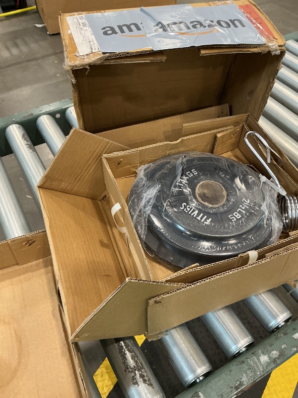 Photo 1 of *PARTIAL SET*
Fitvids Olympic 2-Inch Cast Iron Barbell Set, Style #1