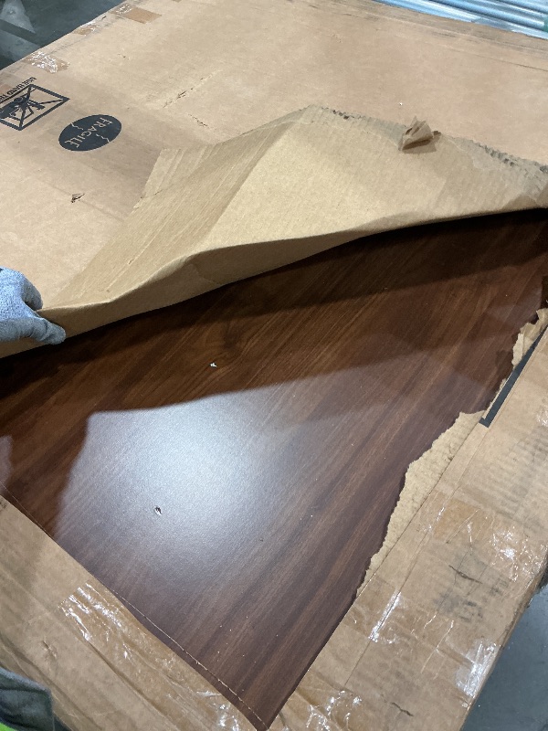 Photo 1 of **MISSING PARTS**
Correll 48x48 Square Classroom Activity Table, Height Adjustable (19"-29"), Walnut Durable Thermal Fused Laminate, School Furniture, Made in The USA