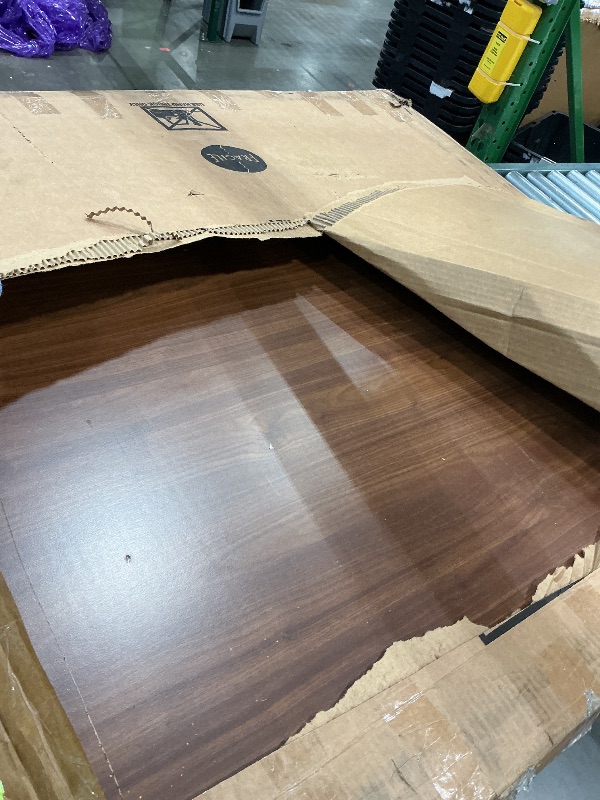 Photo 1 of **MISSING PARTS**
Correll 48x48 Square Classroom Activity Table, Height Adjustable (19"-29"), Walnut Durable Thermal Fused Laminate, School Furniture, Made in The USA