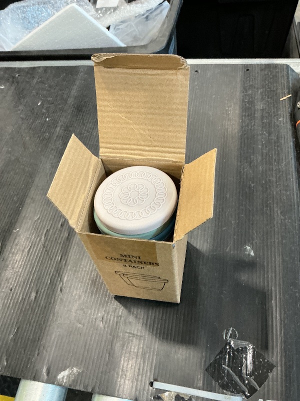 Photo 1 of [8 Pack] Salad Dressing Container To Go, 2.4oz Small Condiment Containers with Leakproof Silicone Lids, Reusable Stainless Steel Sauce Cups for Lunch Bento Box, Picnic and Travel