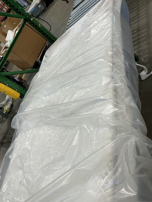 Photo 1 of **MAJOR DAMAGE**
PrimaSleep Twin Mattress, 10 Inch Gel Memory Foam Mattress, Gel Infused for Comfort and Pressure Relief, CertiPUR-US Certified, Bed-in-a-Box, Medium Firm, Grey, Twin Size