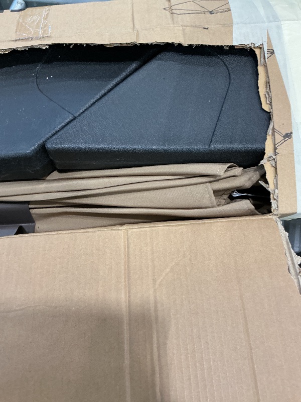 Photo 1 of *UNTESTED*
NEWBULIG 10FT Patio Umbrella with Base Included, Offset Cantilever Outdoor Patio Table Umbrella, UV Protection, Fade Resistant Fabric, Easy Tilt Adjustment for Pool, Deck, Garden, Backyard, Khaki