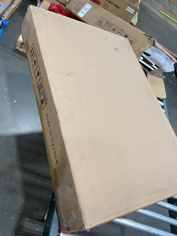 View 2 of ***FINALE SALE/NO RETURN, SOLD AS PARTS ONLY*** YITAHOME Dog Crate Furniture for Large Dogs, Side End Table, Modern Dogs Kennel Indoor up to 60 lb, 2-in-1 Iron-Wood Fusion Dog Cage with Waterproof Top, Safety Corners, Steel Lock,38"L, Rustic Brown