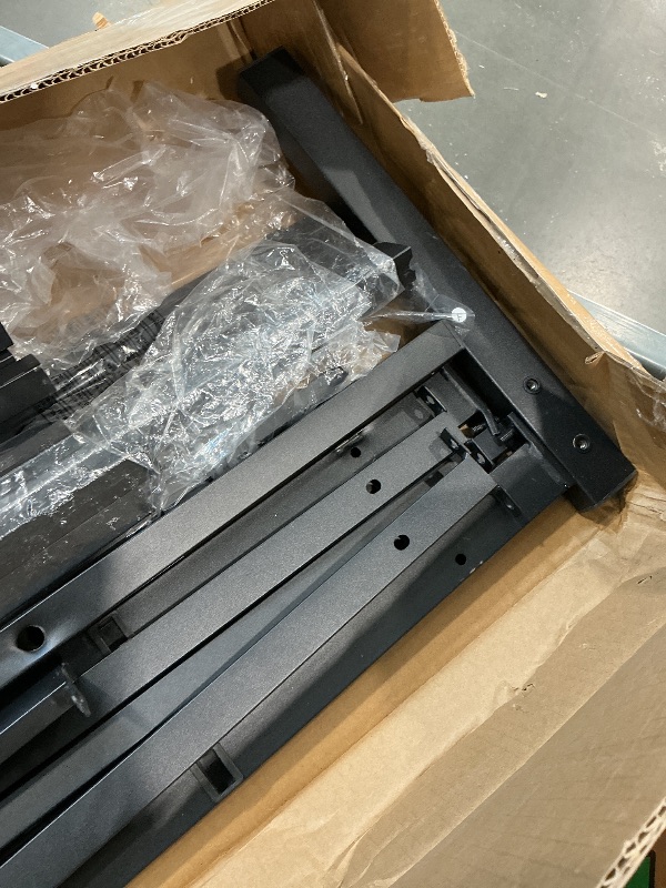 Photo 1 of ***MISSING INSTRUCTIONS*** Sweetcrispy Queen Size Bed Frame with Headboard, 800LBS Mattress Foundation with All Sturdy Metal Support, Under Bed Storage, No Box Spring Needed, Easy Assembly, Rust Brown