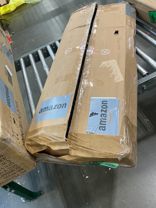 Photo 1 of ***MISSING INSTRUCTIONS*** Sweetcrispy Queen Size Bed Frame with Headboard, 800LBS Mattress Foundation with All Sturdy Metal Support, Under Bed Storage, No Box Spring Needed, Easy Assembly, Rust Brown