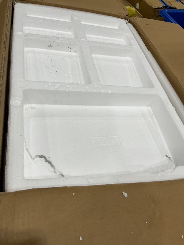 Photo 1 of **MAJOR DAMAGE**
Smart Toilet with Bidet, Foam Shield, UV-C Light, Blackout Flush, Dual Auto Flush, Heated Seat, Air Dryer, Modern Elongated Japanese One Piece Bidet for Bathrooms