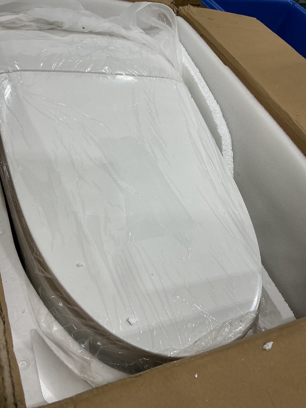 Photo 1 of **MAJOR DAMAGE**
Smart Toilet with Bidet, Foam Shield, UV-C Light, Blackout Flush, Dual Auto Flush, Heated Seat, Air Dryer, Modern Elongated Japanese One Piece Bidet for Bathrooms