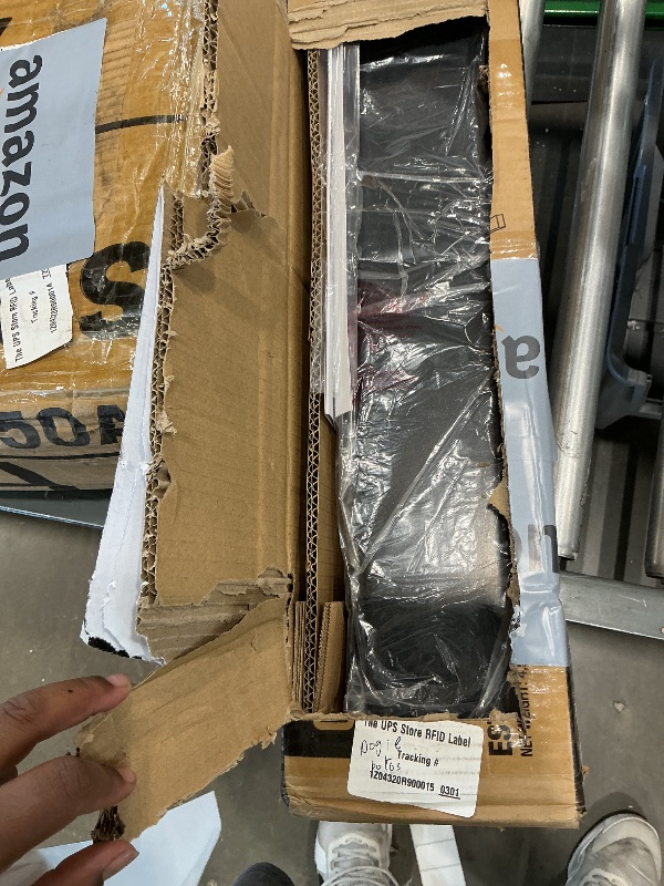 Photo 1 of ***ONLY RACK*** CAP 150 LB Rubber Coated Hex Dumbbell Hand Weight Set with Vertical Storage Rack - Chrome Handle | Black Rack