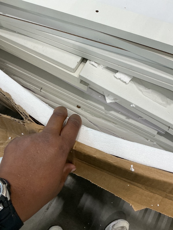 Photo 1 of *UNTESTED*
Shintenchi Kitchen Pantry Storage Cabinet, Freestanding Buffet Cabinet with Microwave Stand & 4 Door Shelves, Kitchen Hutch with Doors, Adjustable Shelves and Wine Rack, White