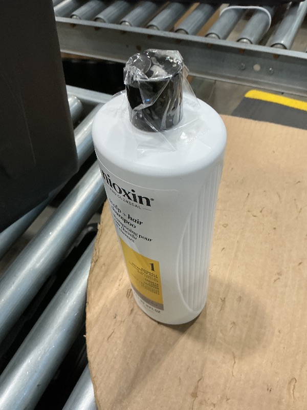 Photo 1 of *MINOR DAMAGE - USED*
Nioxin Scalp + Hair Thickening System 1 Shampoo| For Natural or Untreated Hair with Light Thinning| With Niacinamide and Biotin| 33.8 Fl oz.
