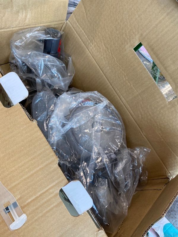 Photo 1 of **MAJOR DAMAGE**
Cordless Vacuum Cleaner, 650W 55KPa 70Mins Vacuum Cleaners for Home, Self-Standing Stick Vacuum with Anti-Tangle Brush & OLED Touch Screen, Vacuum Cleaner for Hardwood Floors,Carpet,Pet Hair,Car (Red)