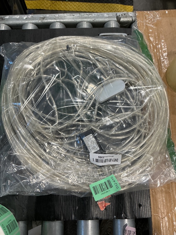 Photo 1 of 100ft Outdoor Rope Light, IP68 Waterproof 25 Color Changing String Lights with 149 Modes, Warm White & RGB LED Multicolor Twinkle Fairy Tube Lights for Indoor & Outside Railing, Balcony, Patio Decor