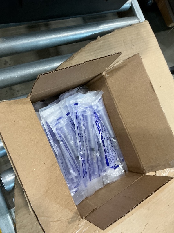 Photo 1 of 100 Pack Luer Lock Syringe 1ml with 27Ga 1/2 Inch Needle - Disposable Syringes 1ml with Sharp Needles - Individually Sealed, Sanitized 1ml Syringes with Needle Set for Refilling Liquid, DIY