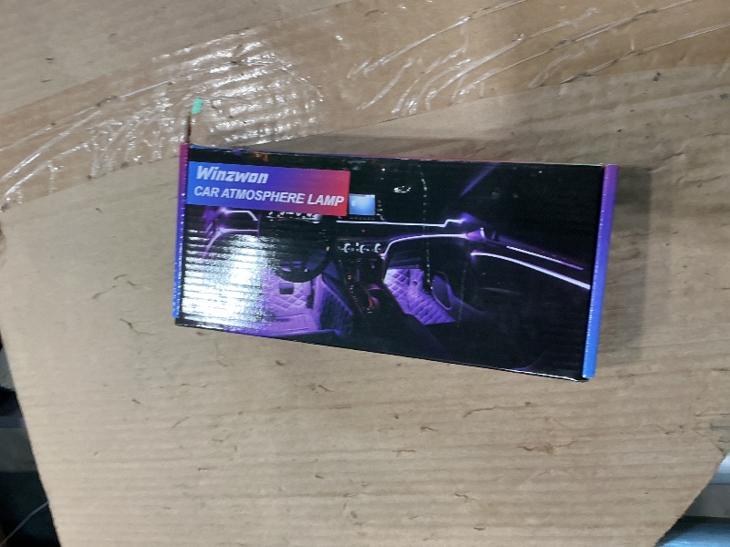 Photo 1 of *minor damage* Winzwon Led Lights for Car Accessories Interior, Gifts for Him Her Men Women Teen Boys Girls, APP Control with USB Port Color Change Lights for Truck Decor