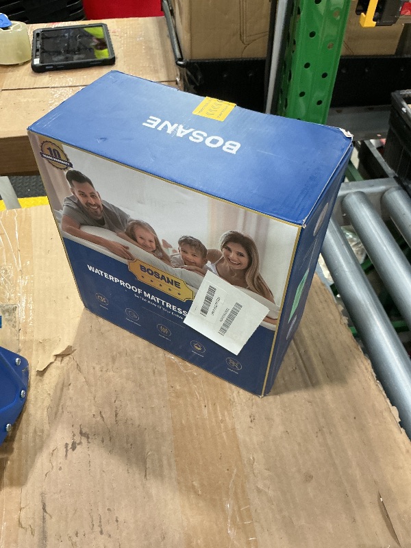 Photo 1 of 100% Waterproof Queen Mattress Protector Breathable Cooling 3D Air Fabric Mattress Cover Smooth Soft Hypoallergenic Noiseless Bed Cover Machine Washable Vinyl Free, 8-21'' Deep Pocket