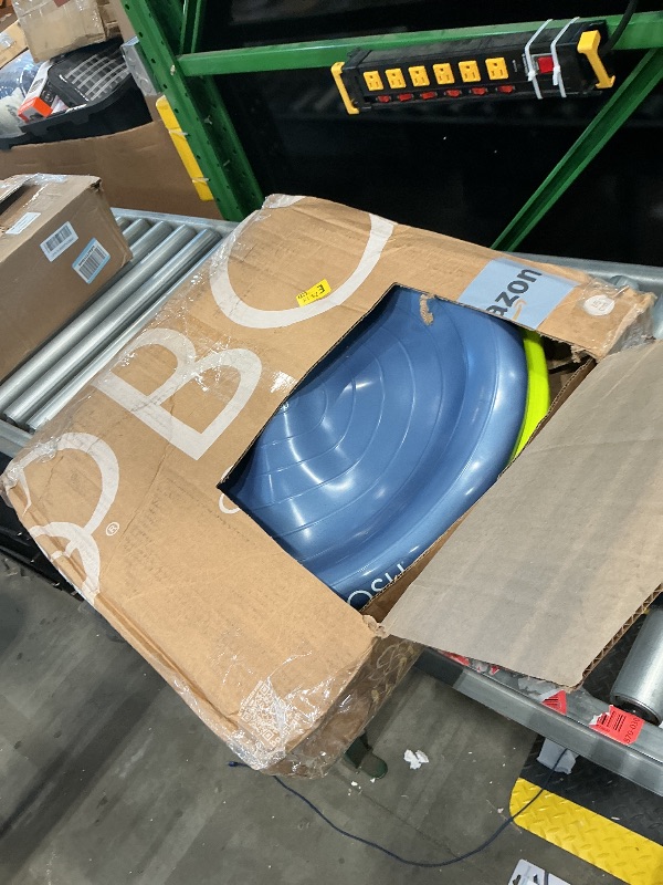 Photo 1 of ***NEEDS PLUG**** Bosu Home Gym Equipment the Original Balance Trainer Enhance Workout, Strength, Balance, and Flexibility with 26 Inches Diameter, Blue and Green