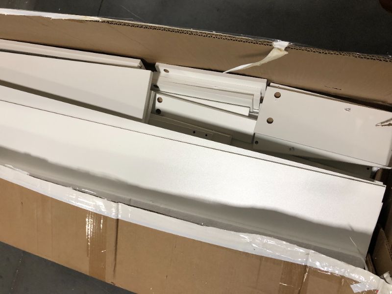 Photo 1 of ***FINAL SALE/NO RETURN, SOLD AS PARTS*** Jocoevol White 6 Drawer Dresser for Bedroom, 15.3" D x 47.2" W x 32.3" H in Simply Modern Chest of Drawers, Wood Storage Double Dresser with Deep Drawers for Living Room, Hallway Entryway, White