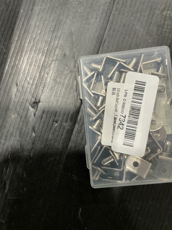 Photo 1 of 1/4 Inch Shelf Support Peg?Support Cabinet Shelf Pins?Shelf Bracket Pegs with Hole?L-Shaped Furniture Replacement Peg for Cabinets,Shelves,Wodrob