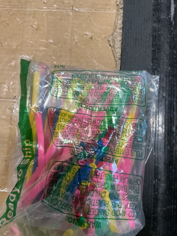 Photo 1 of 100pcs 260 Multi Long Balloons for Animal Modeling, Premium Quality Latex Twisting Balloons for Christmas Birthday Wedding Party Decorations