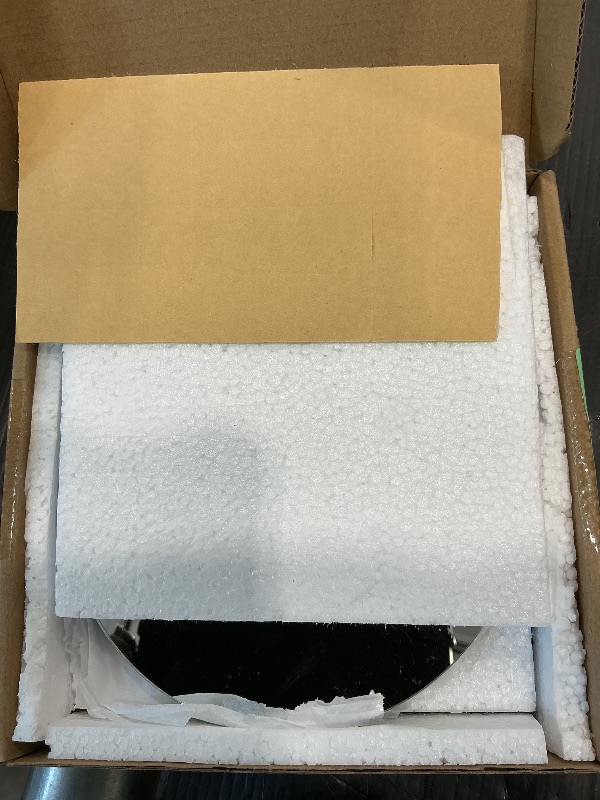 Photo 1 of *PARTIAL SET*
DARENYI 4Pcs Glass Round Mirror Tile, 6 Inch Self Adhesive Sticker, Small Circle Sheet for DIY Crafts, Plates Trays for Wedding Table Centerpieces Walls Decor