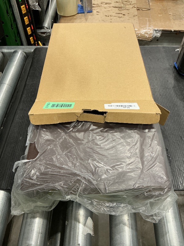 Photo 1 of **MINOR DAMAGE**
RHCSZ PU Leather Letter Tray - Load Documents Trays Front for Office Desktop Organizer - Desk Magazine, File, A4 Paper Holder - Paper Document File Holder Drak Brown (Drak Brown, A4-Tray)