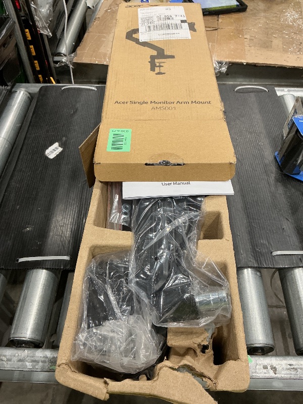 Photo 1 of *UNTESTED*
Acer Single Monitor Mount, Fully Adjustable Monitor Arm Fits 17 to 34 Inch Screens, Gas Spring VESA Mount with C-Clamp & Grommet Base, Computer Desk Arm with Tilt Swivel Rotate Supports 4.4-19.8 lbs
