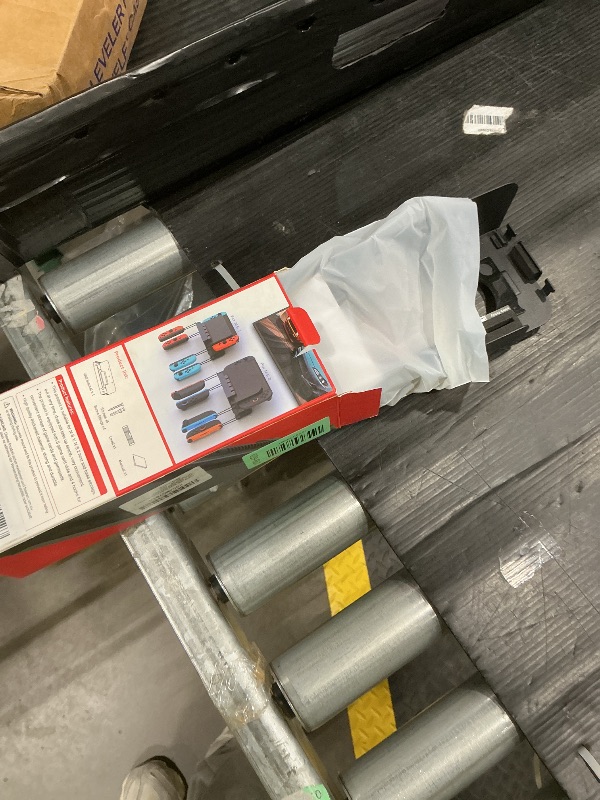 Photo 1 of [Switch 2/1/OLED Compatible] Auarte Metal Wall Mount for Nintendo Switch 2 Console 2025, Switch 2 Accessories Organizer Shelf Base Kit Behind TV with 5 Card Slots and 4 Joy-con Hanger, Carbon Black