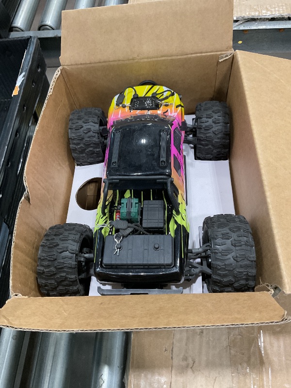 Photo 1 of 1/16 50MPH Brushless 4WD RC Truck,Upgradeable All-Terrain Remote Control Cars with 3S Battery,Waterproof Fast Off-Road RC Truggy for Adults,Suitable as Gift for Snow/Sand Adventures-Gradient Pink
