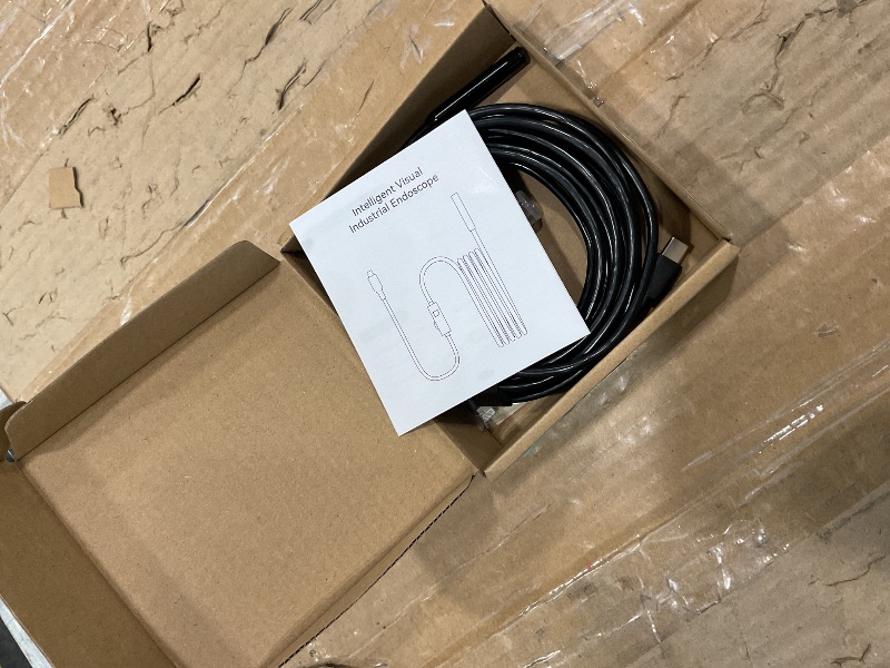 Photo 1 of [Dual-Lens] Endoscope Camera with Light, 1920P HD Borescope with 8+1 Adjustable LED Lights, IP67 Waterproof 16.5FT Semi-Rigid Snake Cord Inspection Camera for iPhone, iPad and Android Phone (Type C)