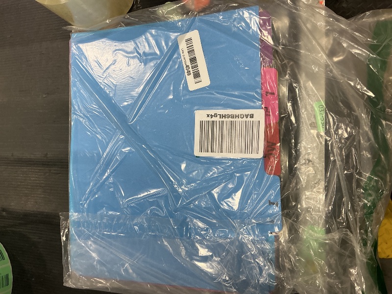 Photo 1 of 1 Set 25 Alphabet File Dividers A-Z Top Tab File Guides Letter Size 1/5 Cut Tab Manila Alphabetical File Organizer File Cabinet Dividers for Work Office Home School and Desk Organizer (Colorful)