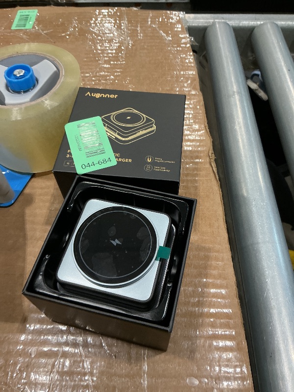 Photo 1 of ?2026 Upgraded?Wireless Charger 3 in 1, Foldable Wireless Charging Station with Night Light for Apple MagSafe Charger, Travel Magnetic Charger Stand, Nightstand Fast 15W Charging Station (20W Adapter)