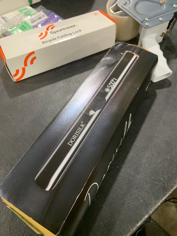 Photo 1 of DORISILK 500 Degree High Temp Professional Hair Straightener?30s Fast Heating Ceramic Flat Iron ?2 in 1 Hair Straightener and Curler?Plasma Flat Iron Get Frizz-Free ?Dual Voltage for Travel Using