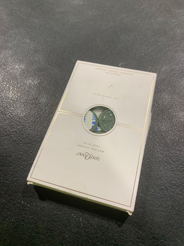 Photo 1 of UNIQOOO Wax Seal Stickers - 3D Magnolia Wedding Invitation Envelope Botanical Seal Stickers, 50 Pcs Self- Adhesive Olive Green Sticker, Perfect for Invitation, Christmas, Gift Wrapping, Party