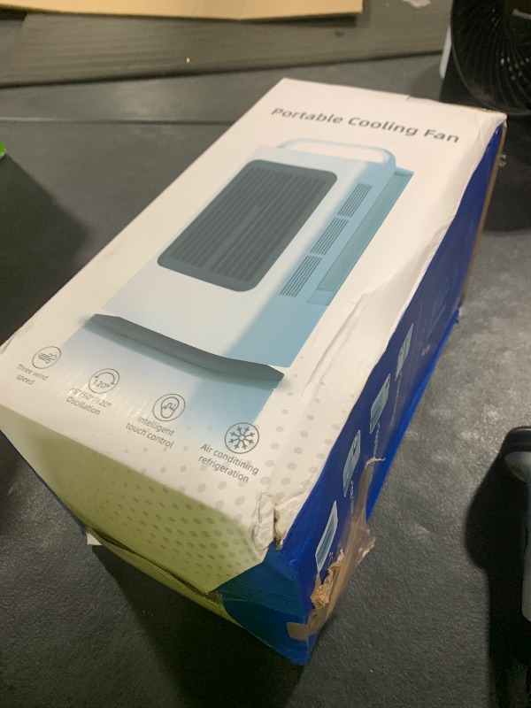 Photo 1 of XAMATTS Portable Air Conditioners, 1700ml Evaporative Air Cooler with Remote, 120° Oscillating Mini Air Conditioner Portable with 3 Speeds & 1-7H Timer, Portable AC Unit Fan for Indoors Bedroom Office