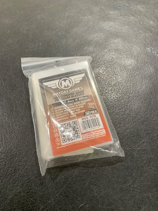 Photo 1 of Premium USA Board Game Sleeves, Clear