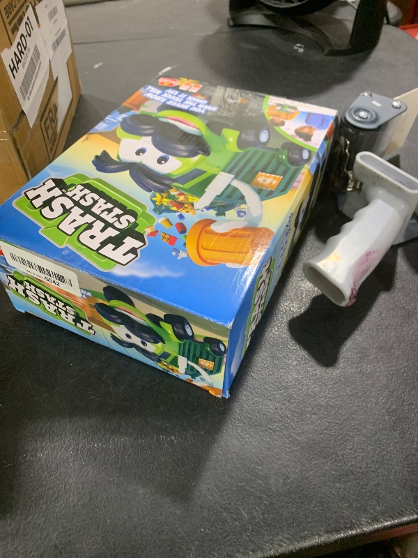 Photo 1 of Goliath Trash Stash Game - Fill Trashcan, Watch It Dump Into Garbage Truck Or Truck Chucks It Up - No Reading Required, Ages 4 and Up, 2-4 Players , Green