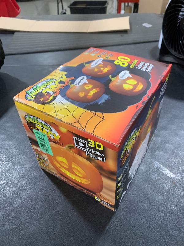 Photo 1 of ANIMAT3D Jabberin' Jack Talking Animated Pumpkin with 8 Inch Screen and Built-in Projector + Speaker
