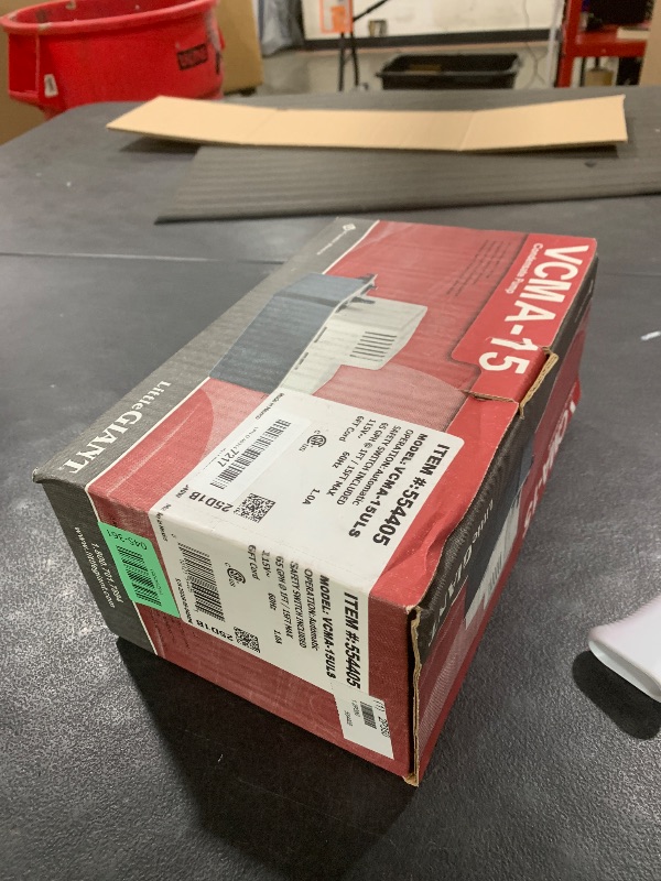 Photo 1 of Little Giant VCMA-15ULS 115 Volt, 65 GPH, 1/50 HP Automatic Condensate Removal Pump for HVAC/Refrigeration Systems/Dehumidifiers with Overflow Detection Switch and 6-Foot Cord, White/Black, 554405
