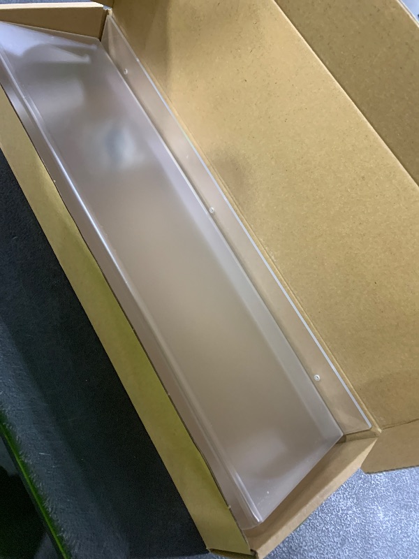 Photo 1 of clear shelves
